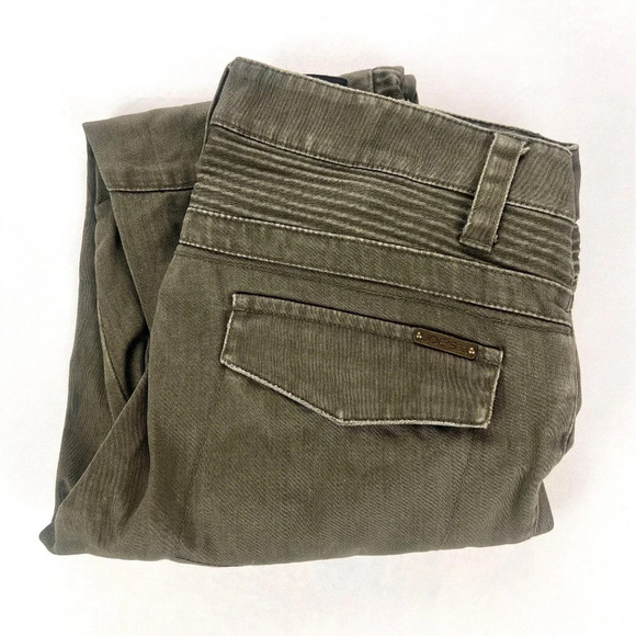 Joe’s Jeans Green Moto Olive Skinny Jeans - Picture 1 of 9